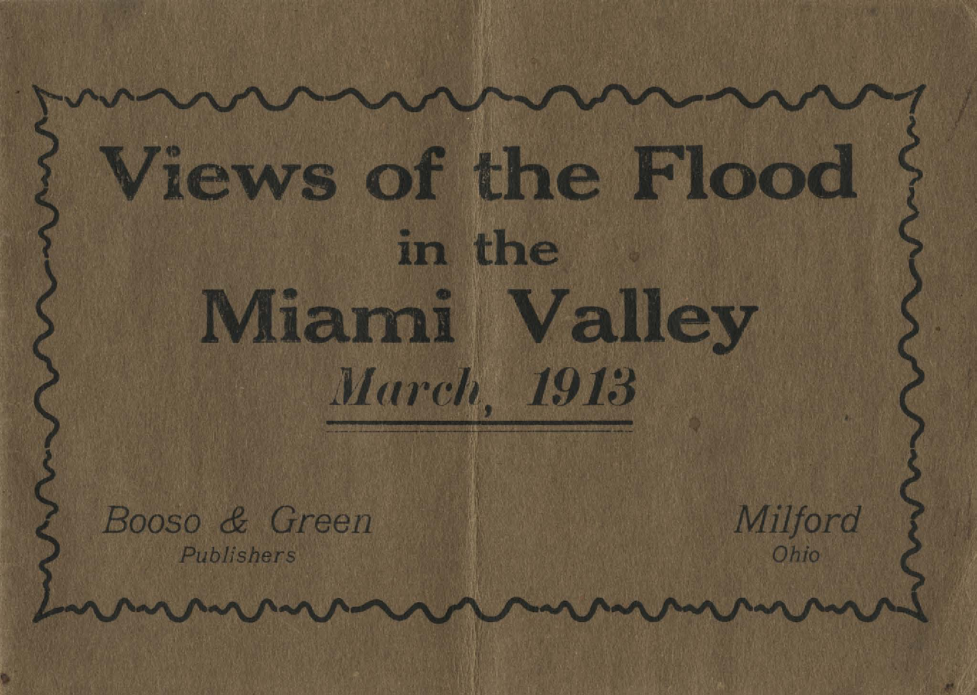 Views of the flood in the Miami Valley : March, 1913 Preview